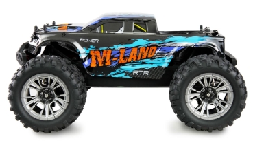 22623 M-Land Monstertruck 48km/h 4WD 1:16 RTR blau
